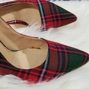 Plaid Heels